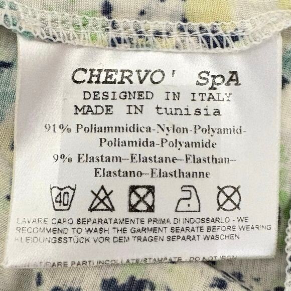 Chervò Sport Women’s Zip Golf Jacket  US Sz 6 Small Top Yellow Floral Sunblock - Picture 8 of 8